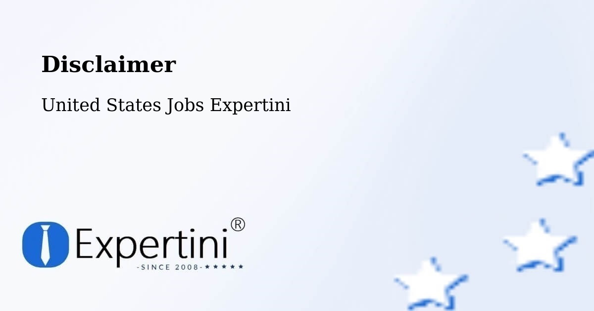 Disclaimer – Cape May - United States Jobs Expertini
